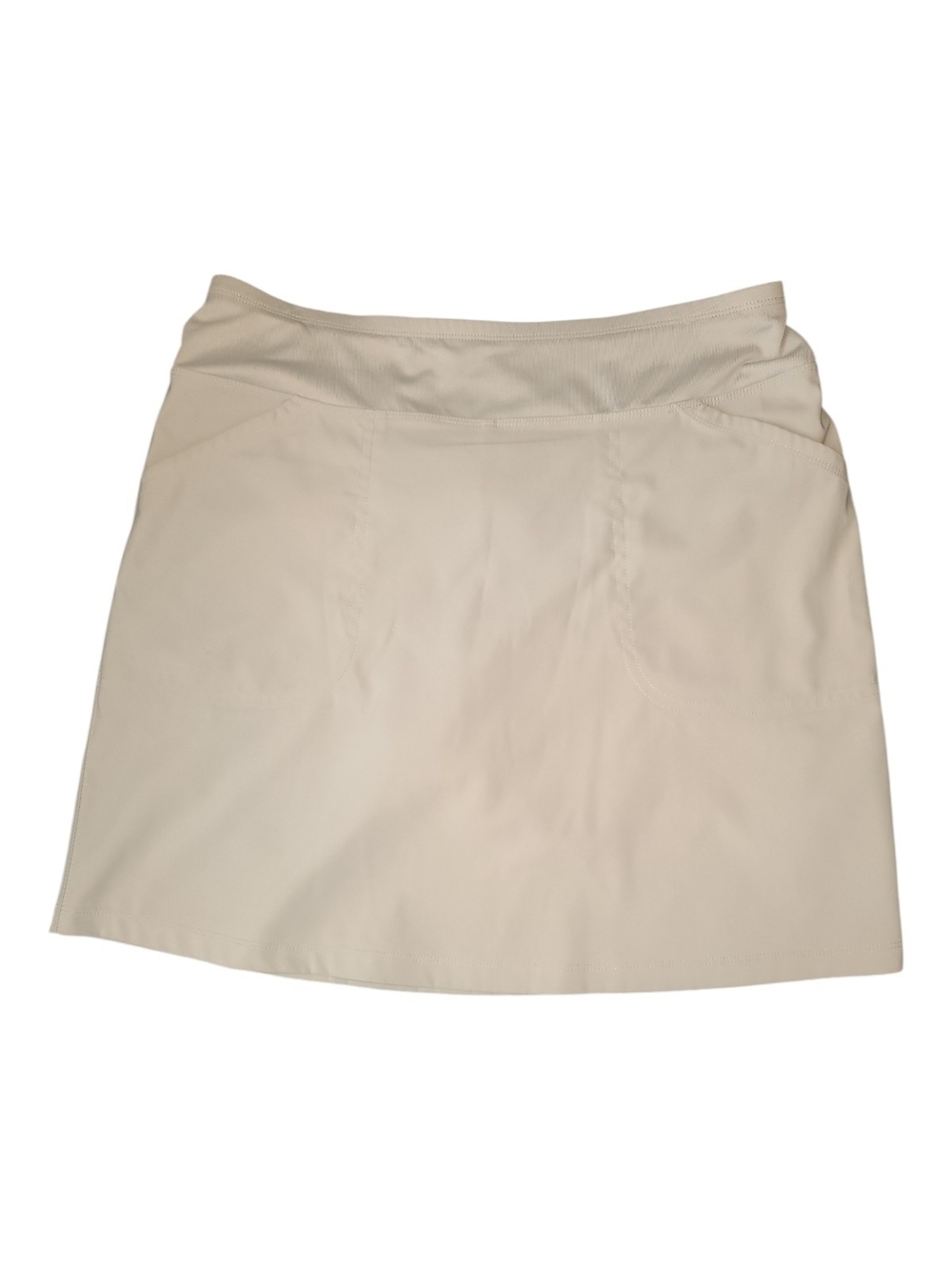 Pebble Beach Cream Performance Skirt with Built-In Short Medium